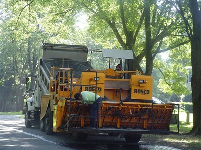 The sealing crew hard at work.