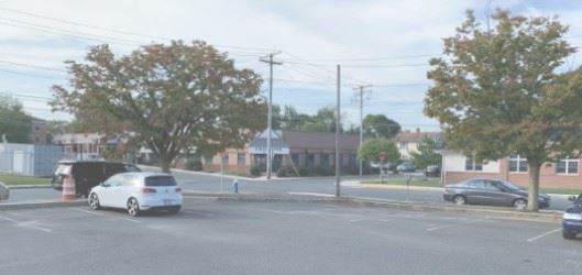 Before - parking lot view