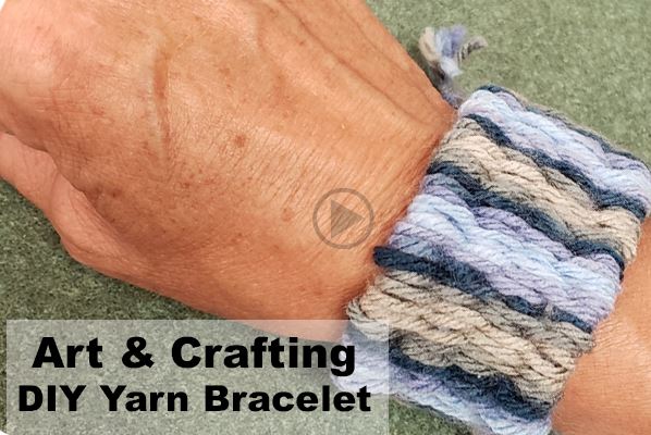 DIY Yarn Bracelet video link