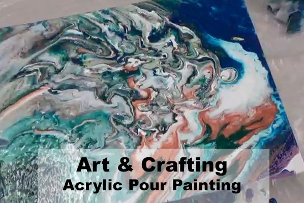 Acrylic Pour Painting video link