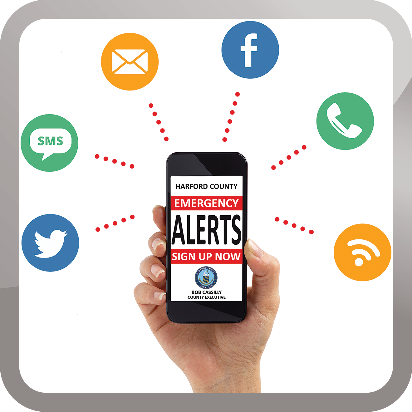 Sign up for emergency alerts