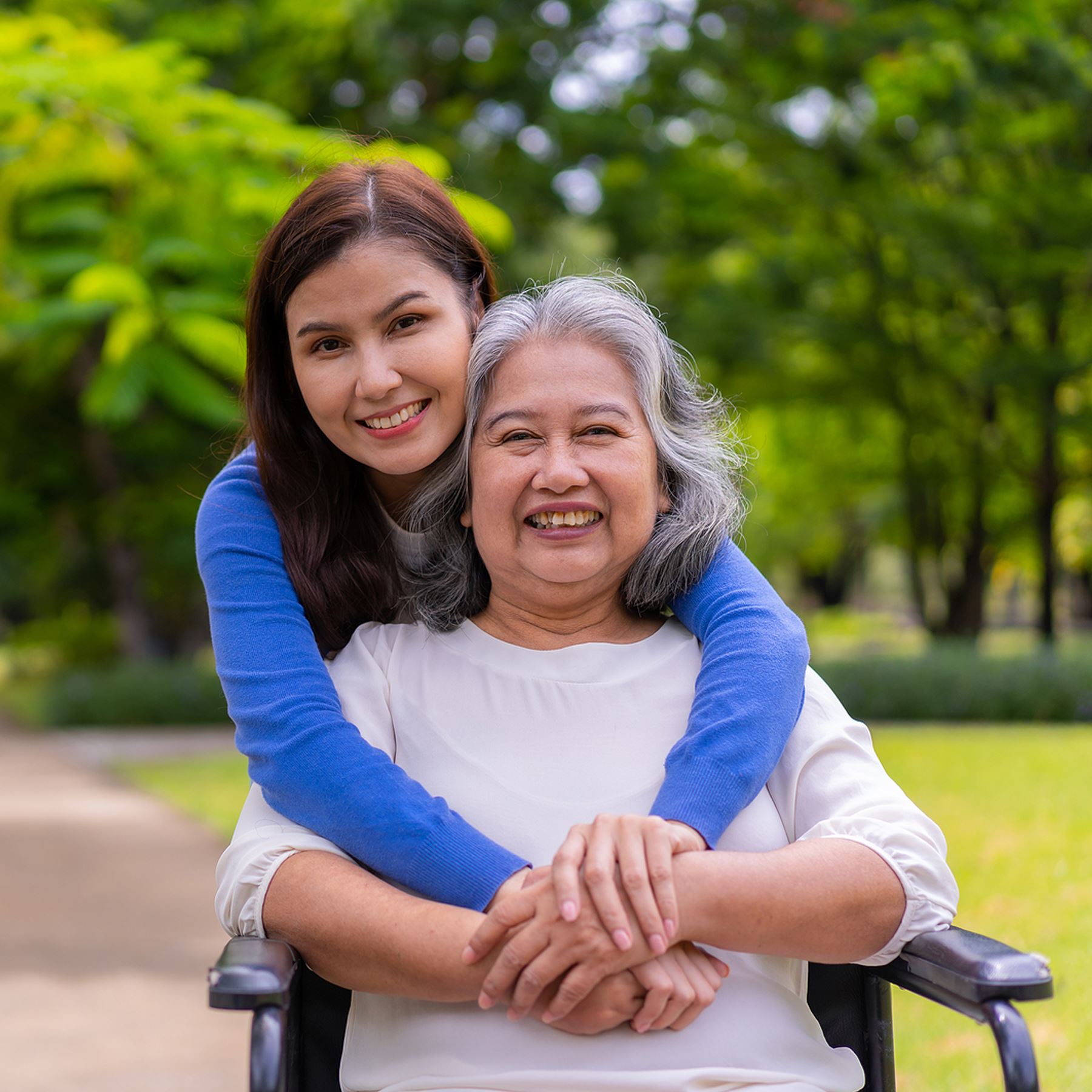 Woman with Elder Mother
