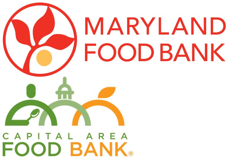 MD and Capital Food Bank logos