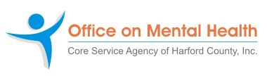 Office on Mental Health Core service agency logo