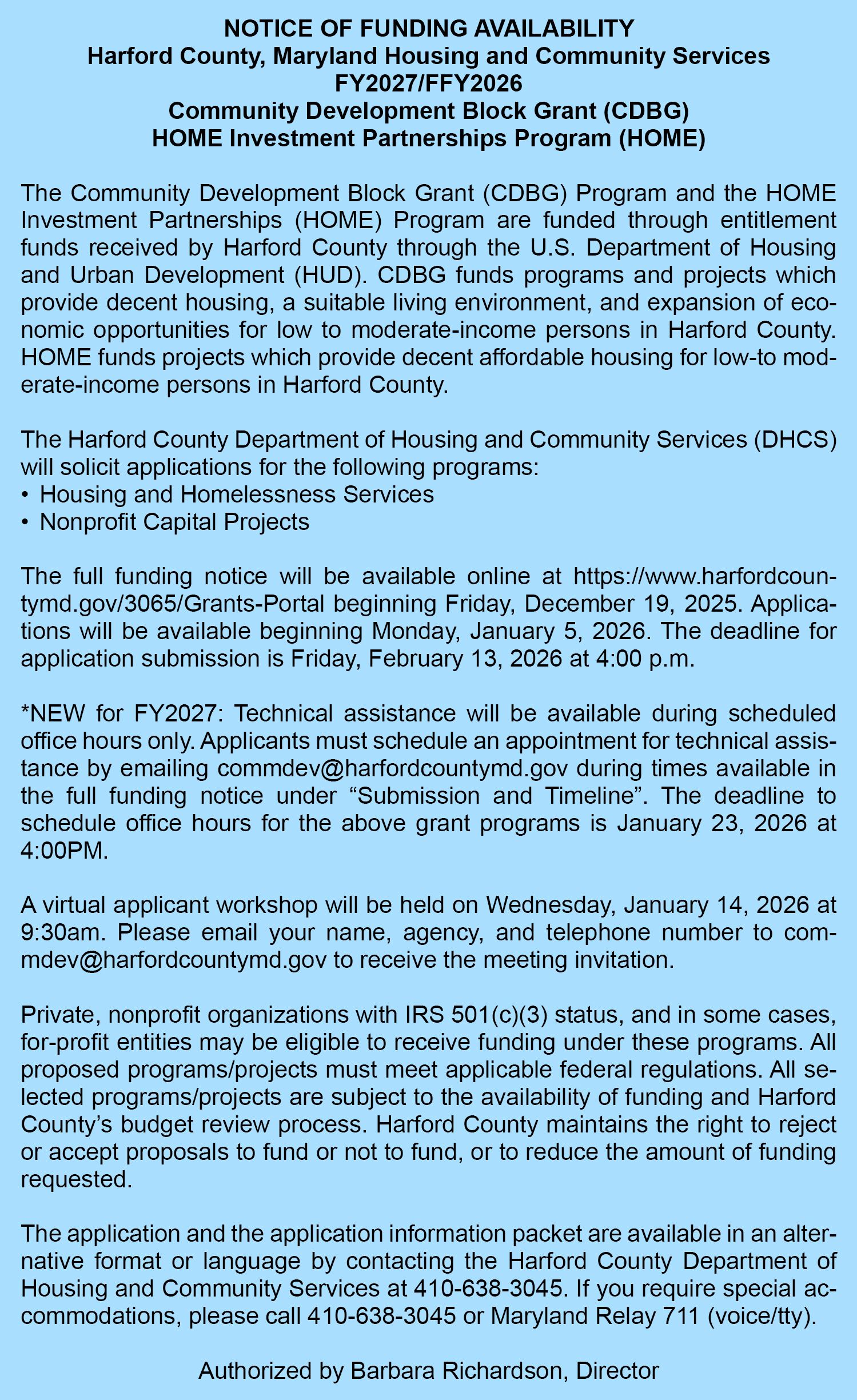 Public Notice CDBG HOME NOFA copy