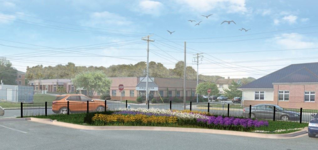 Proposed - parking lot view