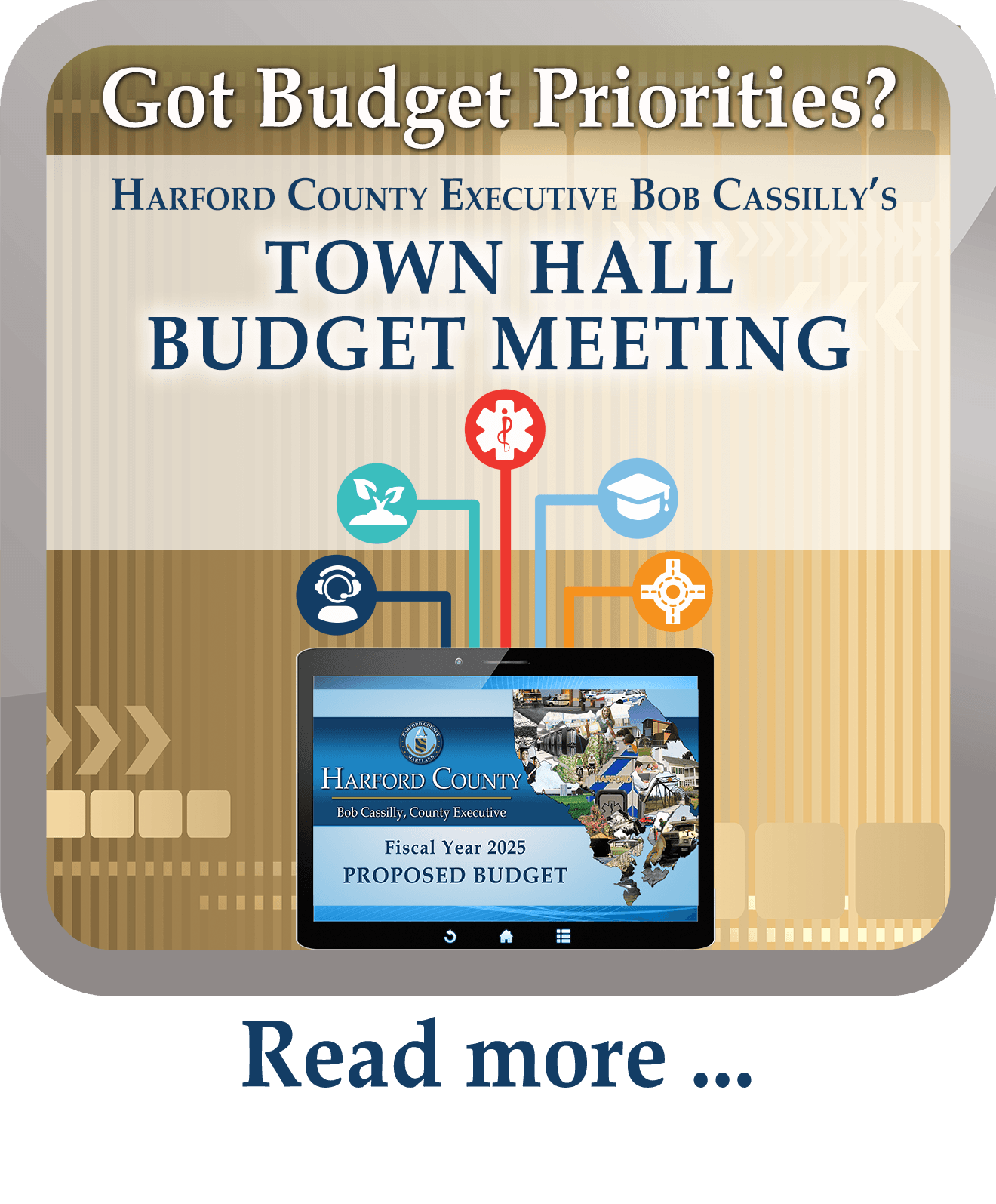 Budget Meetings Read More button