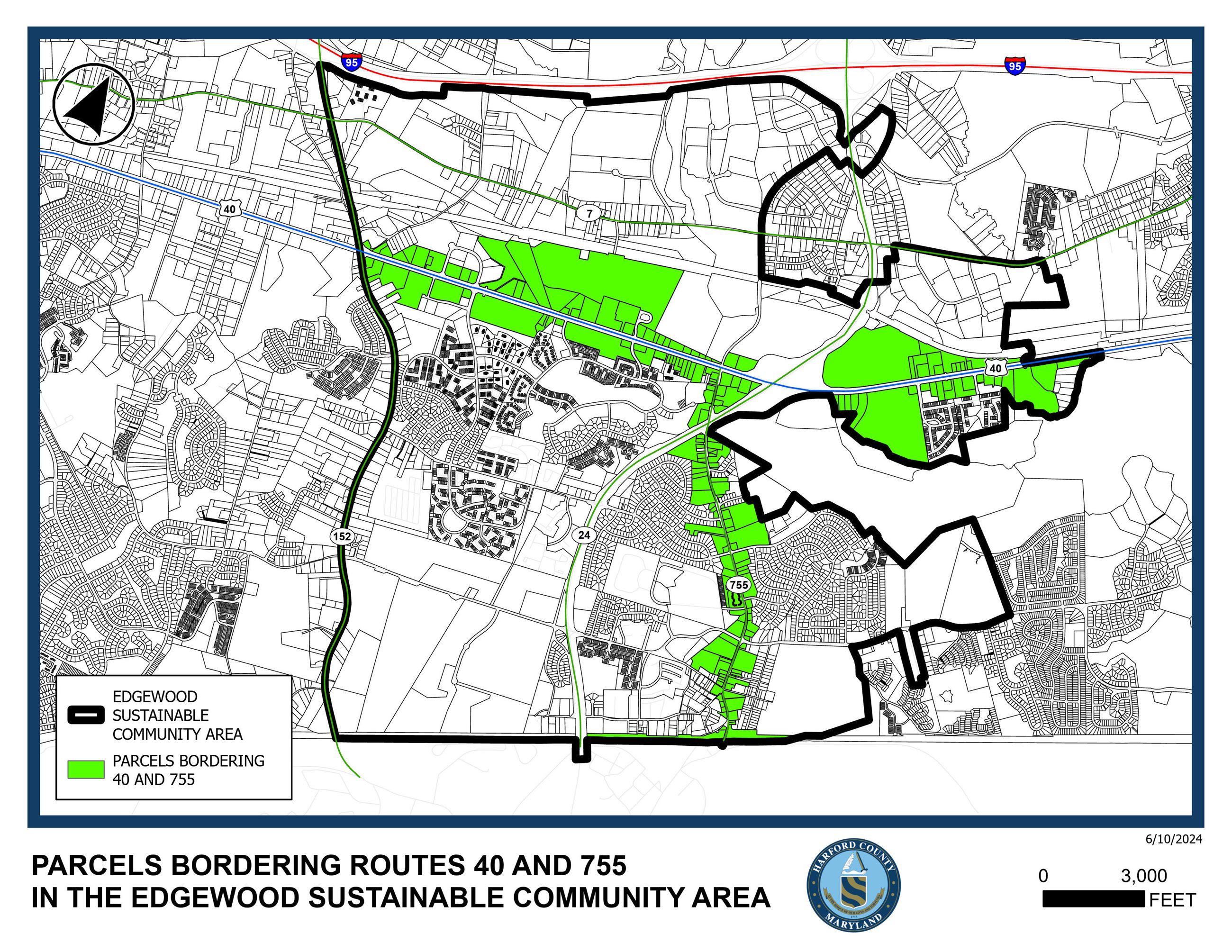 Edgewood Facade Improvement Program Map