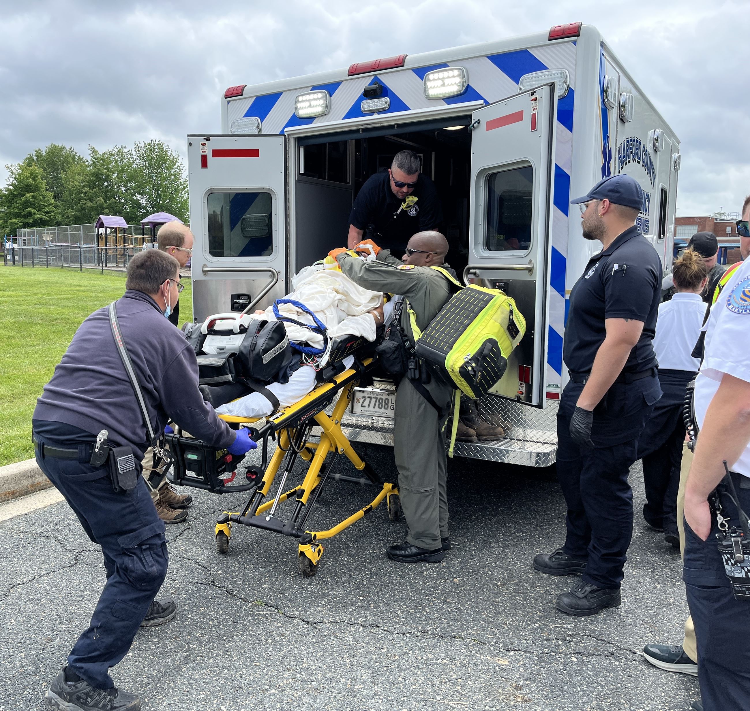 EMS treating patient